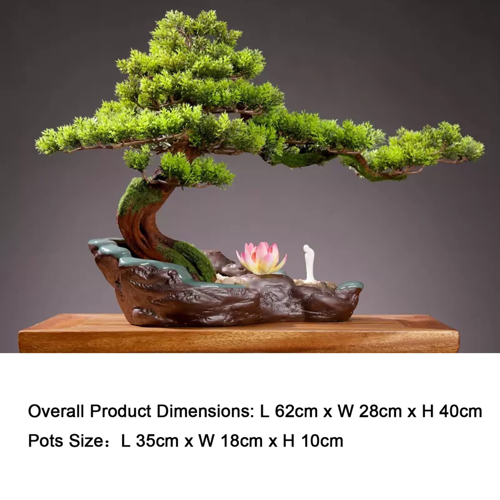 Amazon.com: Artificial Bonsai Indoor Artificial Bonsai Tree Faux